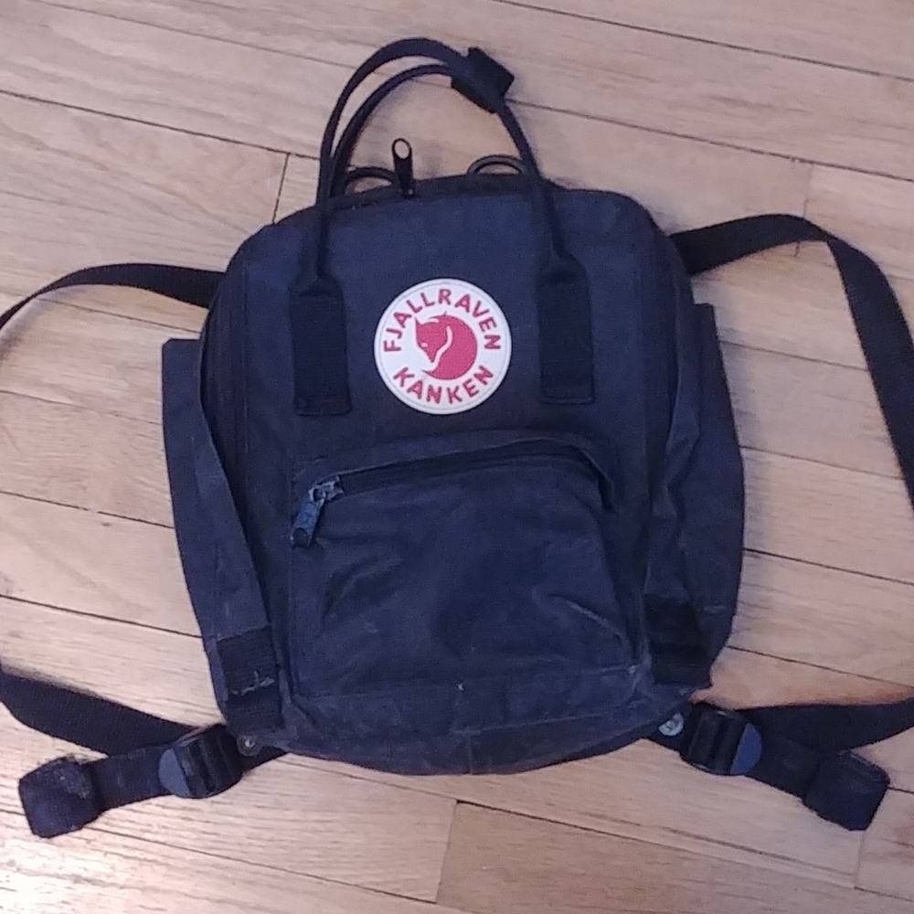 Mini backpack in black